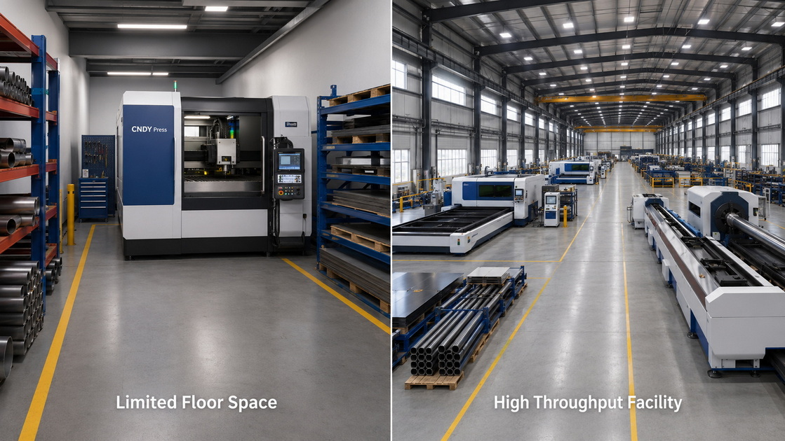 Space Saving Fiber Laser Workshop