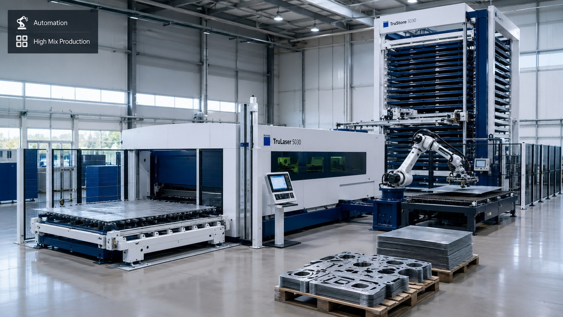Automated Fiber Laser Cutting Cell
