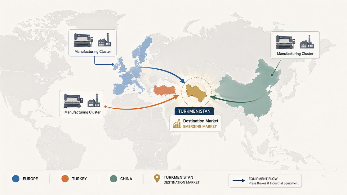 Global Press Brake Supply Chain Map Global Press Brake Supply Chain Map