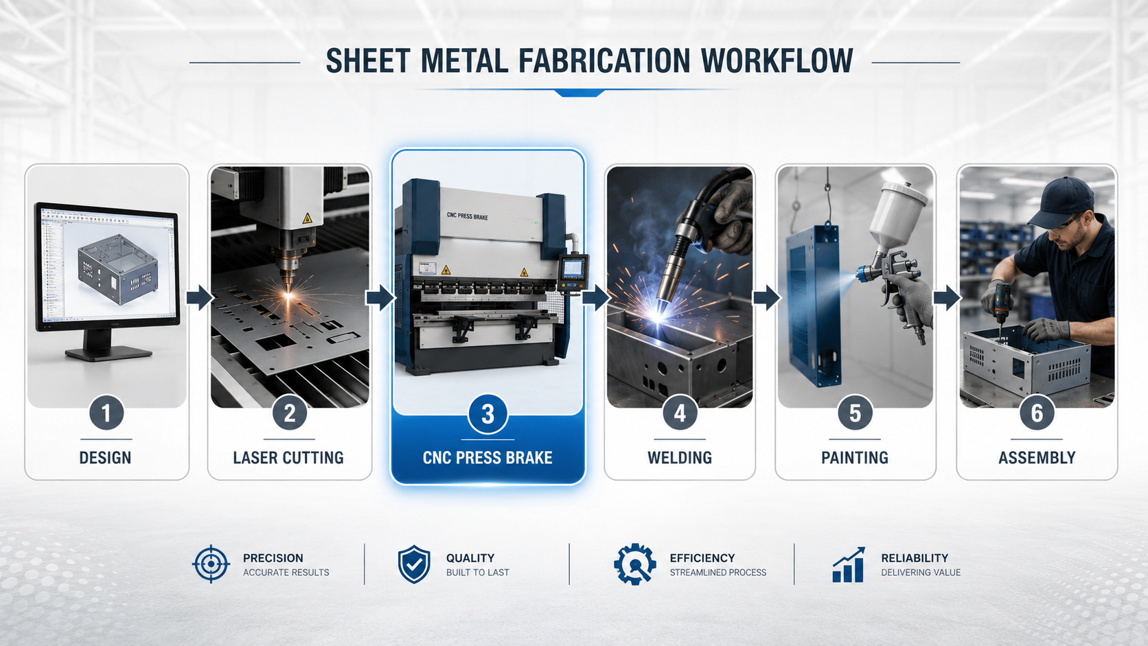 Sheet Metal Fabrication Flow