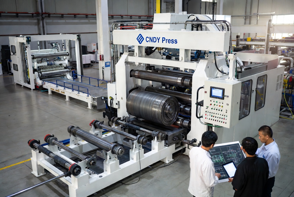 Customized CNC Plate Rolling Line By CNDY Press