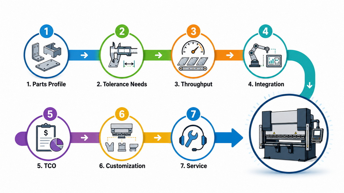 CNC Press Brake Selection Steps