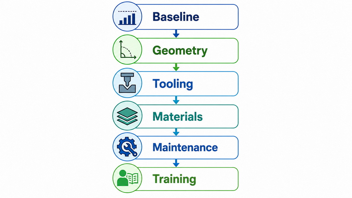 Press Brake Accuracy Improvement Steps