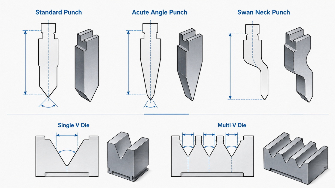 Press Brake Punch Die Diagram