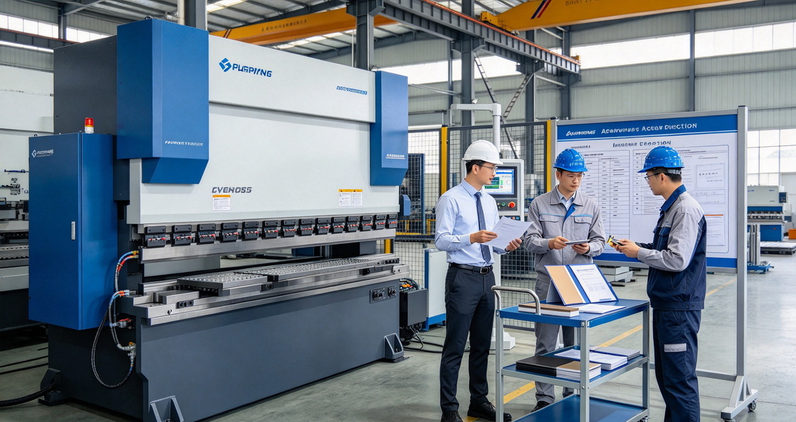 Press Brake Factory Acceptance And Component Verification