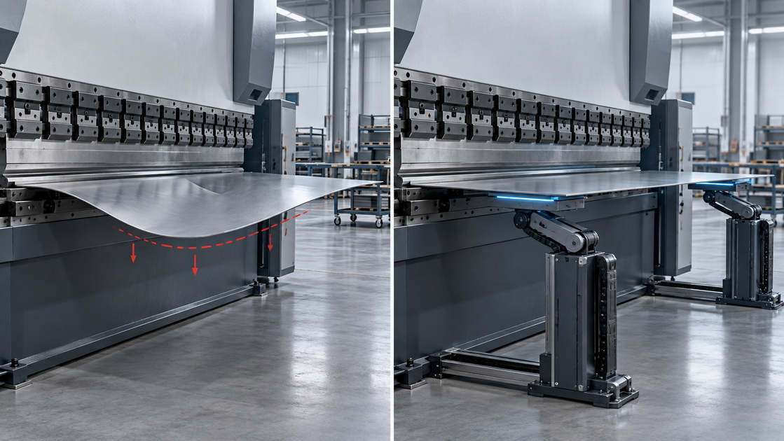 Unsupported And Supported Sheet Metal Bending