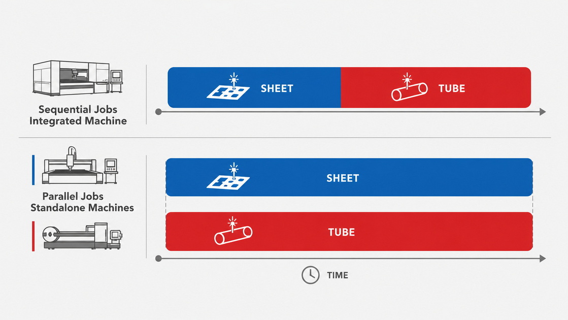 Laser Cutting Throughput Comparison