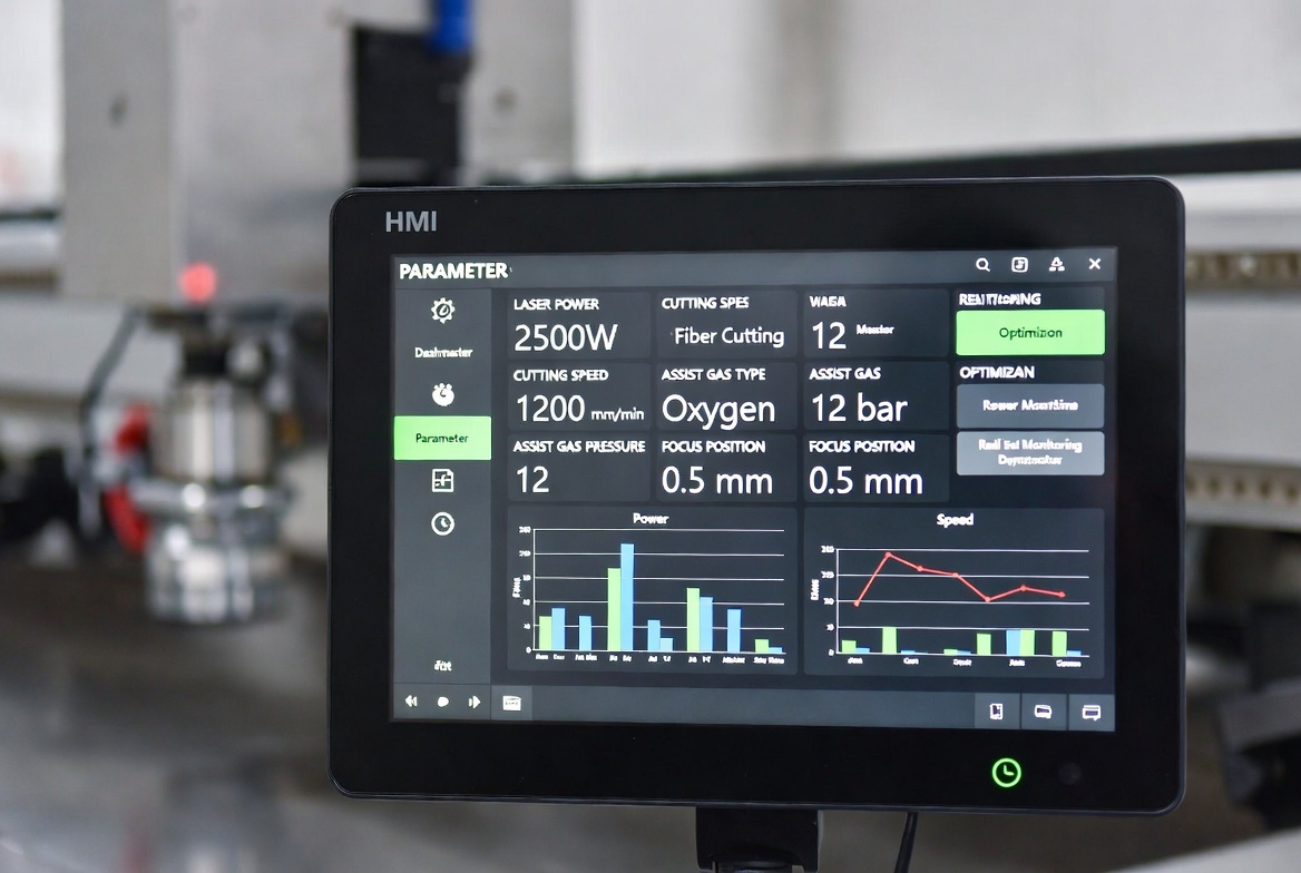 Fiber Laser Cutting Parameter Dashboard