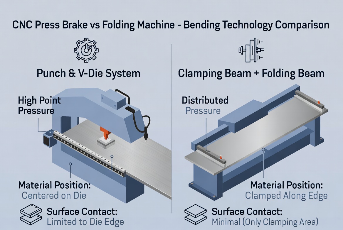 Press Brake And Folding Machine Comparison