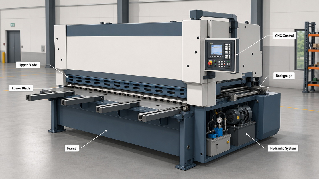 CNC Shearing Machine Key Components