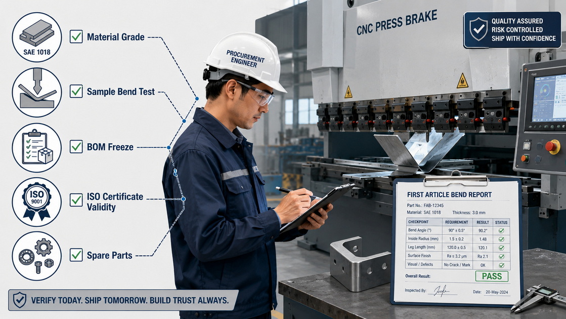 Press Brake Buying Risk Checklist
