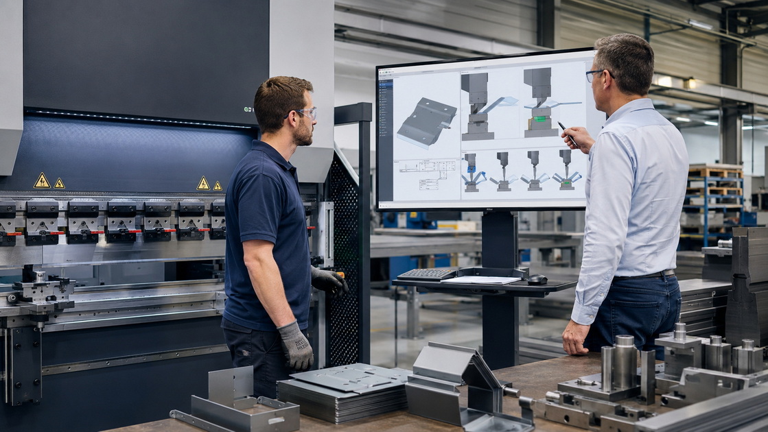 CNC Press Brake Software Workflow