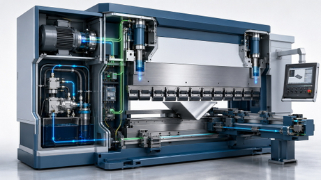 Hybrid Press Brake Servo Hydraulic System.jpg