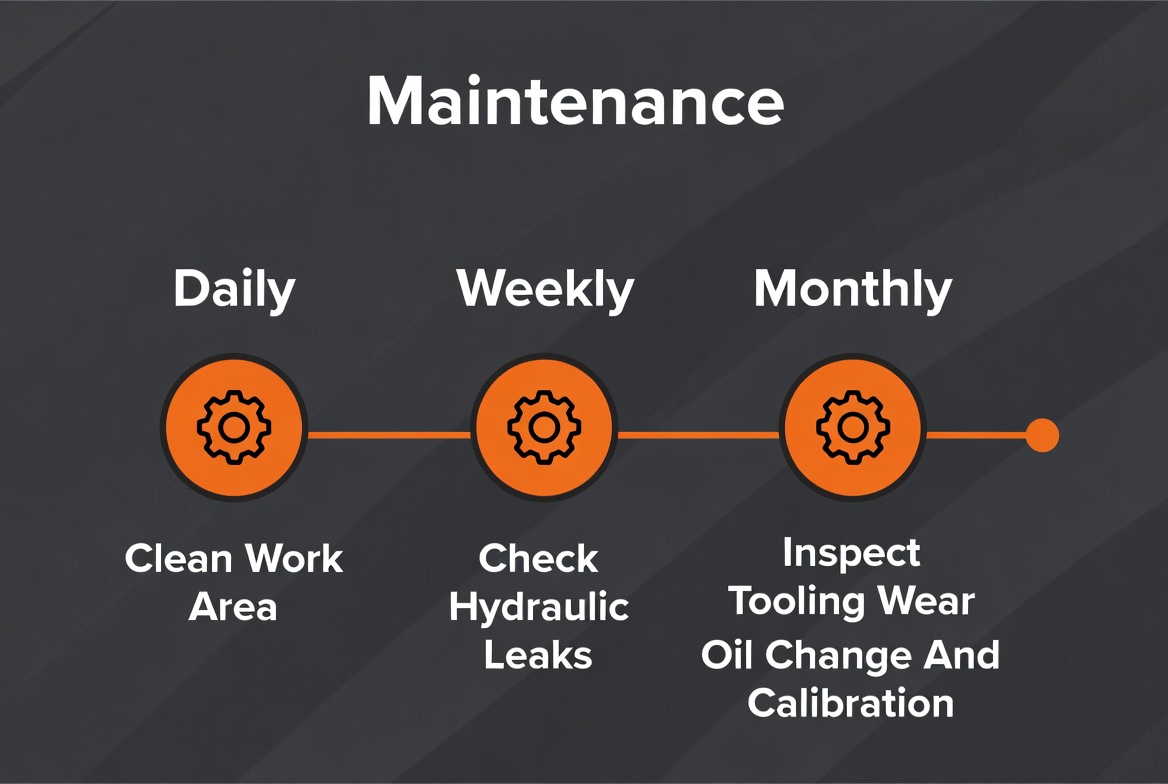 CNC Press Brake Maintenance Schedule