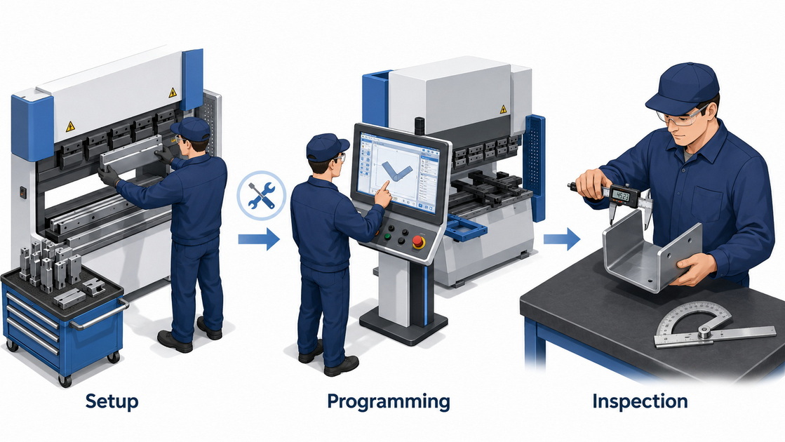 Press Brake Operator Daily Tasks