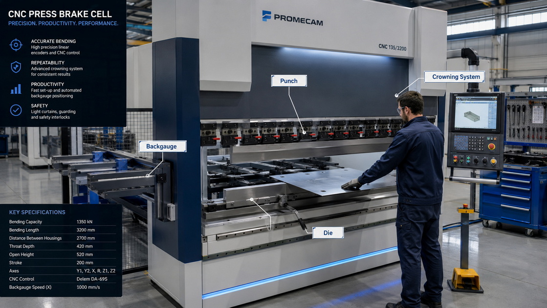 CNC Press Brake Bending Cell