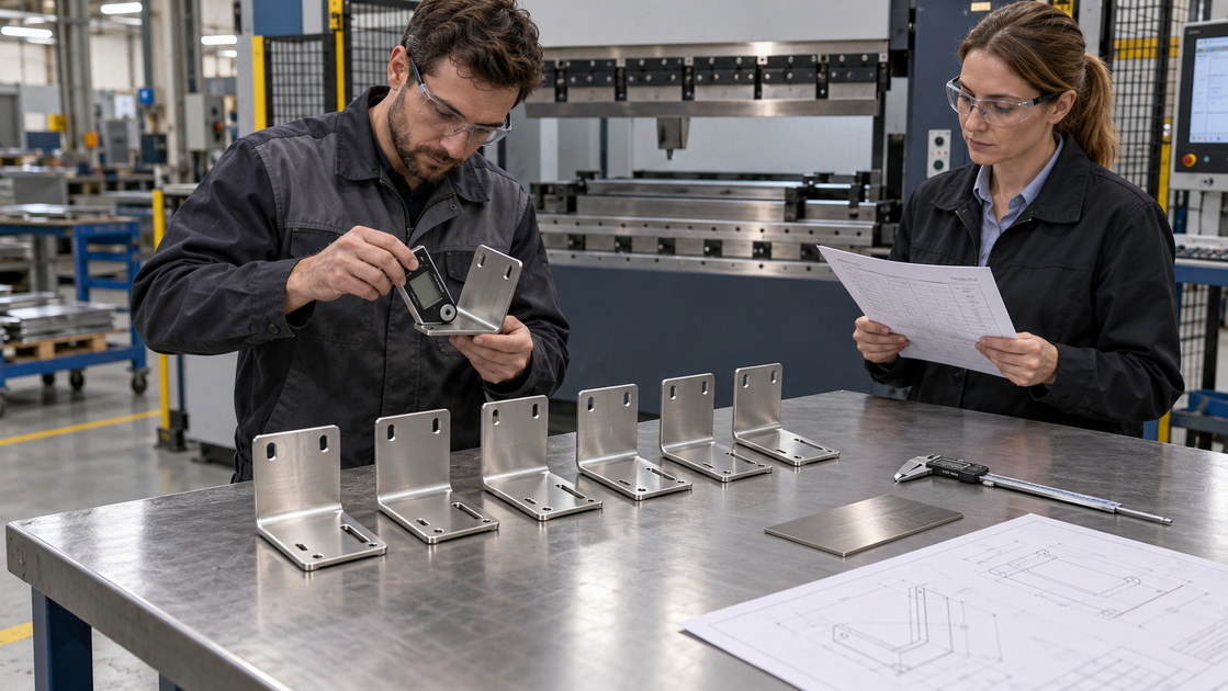 Stainless Steel Press Brake Acceptance Testing